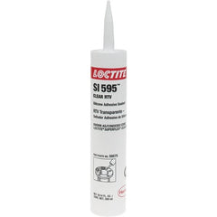 Loctite - 300 mL Cartridge Clear RTV Silicone Joint Sealant - -65 to 450°F Operating Temp, 30 min Tack Free Dry Time, 24 hr Full Cure Time - Benchmark Tooling