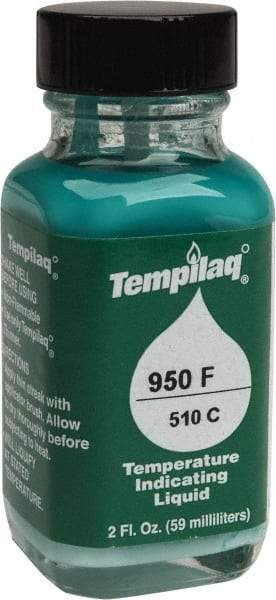 Tempil - 950°F Temp Indicating Liquid - 2 Ounce Container, 510°C - Benchmark Tooling