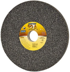 Norton - 8" Diam x 1-1/4" Hole x 3/4" Thick, H Hardness, 46 Grit Surface Grinding Wheel - Aluminum Oxide, Type 1, Coarse Grade, 3,600 Max RPM, Vitrified Bond, No Recess - Benchmark Tooling