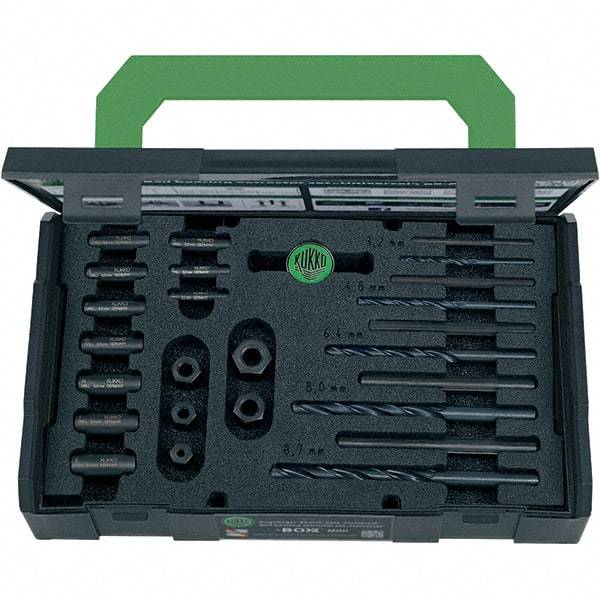 KUKKO - Bolt Extractor Sets Tool Type: Bolt & Screw Extractor Size Range (Inch): 1/4 - 5/8 - Benchmark Tooling