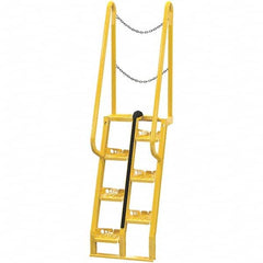 Vestil - 90" High 350 Lb Capacity 7 Step Alternating Tread Stair - Benchmark Tooling