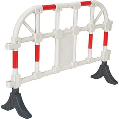 Vestil - Folding Gates & Barricades Type: Hand Railing Sections Height (Inch): 40 - Benchmark Tooling