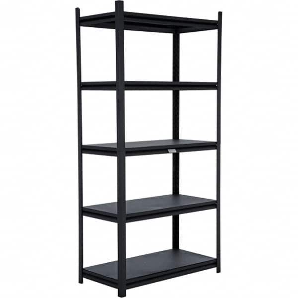 Vestil - 5 Shelf Steel Shelving - 2,000 Lb Capacity, 18" Wide x 72" High x 36" Deep - Benchmark Tooling