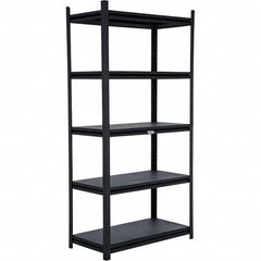 Vestil - 5 Shelf Steel Shelving - 2,000 Lb Capacity, 18" Wide x 72" High x 36" Deep - Benchmark Tooling