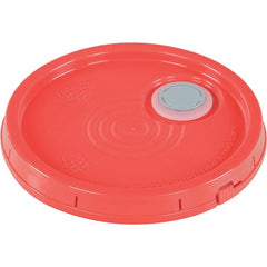 Vestil - Tote & Storage Container Lids For Use With: 3-1/2, 5 & 6 Gallon Pails Width (Decimal Inch): 12.500 - Benchmark Tooling