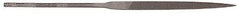 Grobet - 4" Needle Precision Swiss Pattern Warding File - Round Handle - Benchmark Tooling