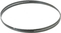 Starrett - 6 TPI, 7' 9-1/2" Long x 3/8" Wide x 0.025" Thick, Welded Band Saw Blade - Carbon Steel, Toothed Edge, Raker Tooth Set, Flexible Back, Contour Cutting - Benchmark Tooling