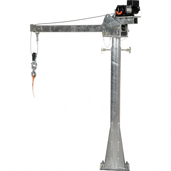 Vestil - 2,000 Lb Load Capacity, Jib Crane - Benchmark Tooling