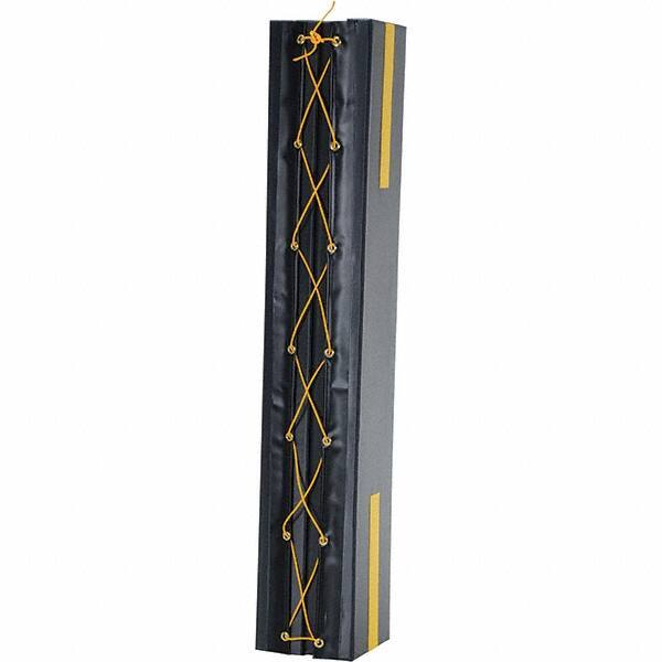 Vestil - 6" High, Column Protector - Fits 8" Columns, Black - Benchmark Tooling