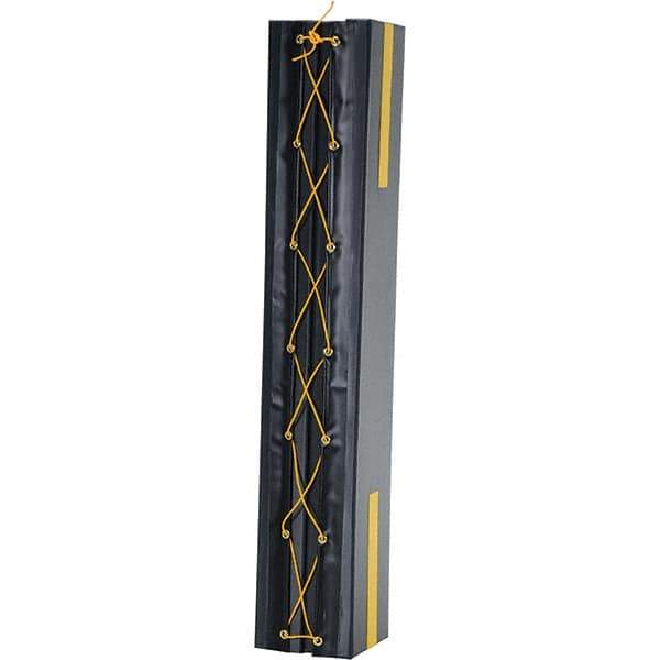 Vestil - 6" High, Column Protector - Fits 10" Columns, Black - Benchmark Tooling