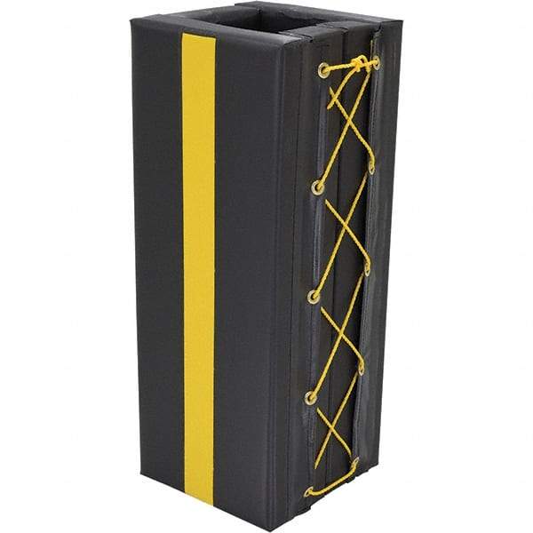 Vestil - 3" High, Column Protector - Fits 8" Columns, Black - Benchmark Tooling