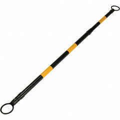 Vestil - Traffic Cones Type: Barrier Bar Color: Black; Yellow - Benchmark Tooling