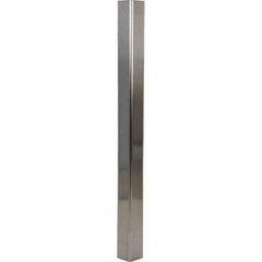 Vestil - 3-1/2" Long, Steel Corner Guard - Silver - Benchmark Tooling