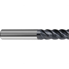 Guhring - 20mm, 4 Flute, Single End, Solid Carbide, Corner Chamfer End Mill - 104mm OAL, 48° Helix, Right Hand Flute, 45mm LOC, Right Hand Cut - Benchmark Tooling