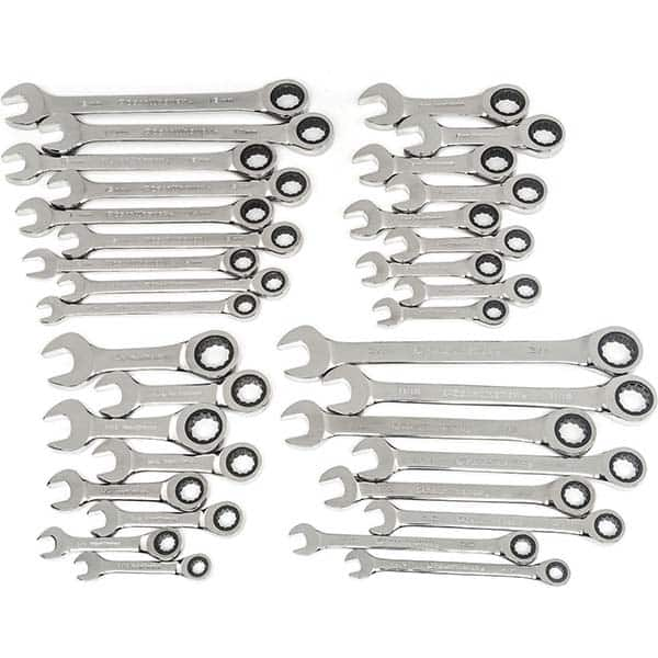 GearWrench - Wrench Sets Tool Type: Ratchet System of Measurement: Inch/Metric - Benchmark Tooling