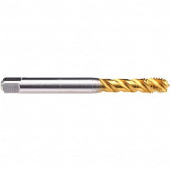 Spiral Flute Tap: M5 x 0.80, Metric, 2-3 P, 6HX Class of Fit, TiN Finish Right Hand Flute, Right Hand Thread, D4, Series Enorm Z