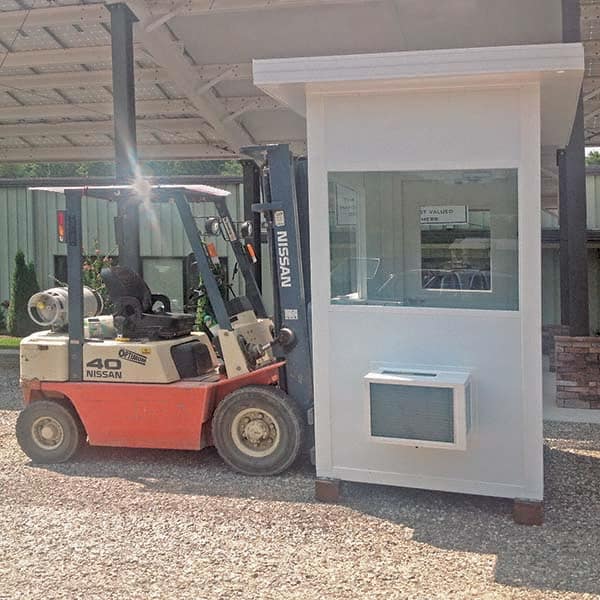 Panel Built - 4' Long x 4' Wide x 8' High, Guard Booth - Benchmark Tooling