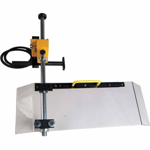 Flexbar - Milling Machine Guards Type: Machinery Guards Shield Width (Inch): 24 - Benchmark Tooling