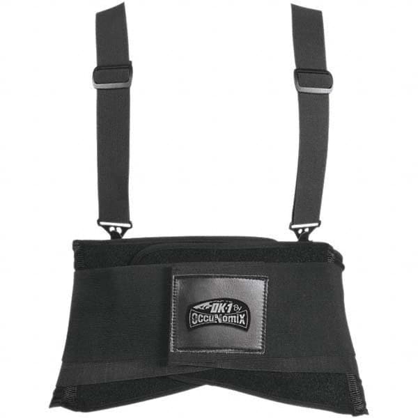 Back Supports; Type: Belt w/ Detachable Shoulder Straps; Support Type: Belt with Detachable Shoulder Straps; Belt Closure Type: Hook & Loop; Belt Material: Elastic Nylon; Size: 2X-Large; Fits Maximum Waist Size (Inch): 56; 56 in; Fits Minimum Waist Size (