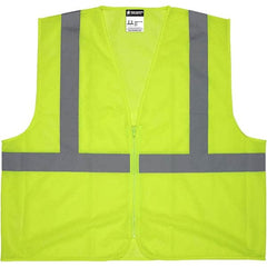 MCR Safety - Size 3XL Lime Mesh General Purpose High Visibility Vest - Benchmark Tooling