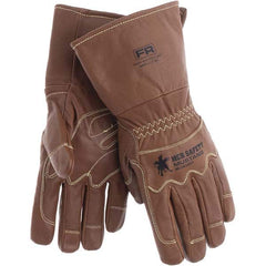 MCR Safety - Arc Flash & Flame Protection Gloves Protection Type: Arc Flash Material Type: Leather or Synthetic Leather - Benchmark Tooling