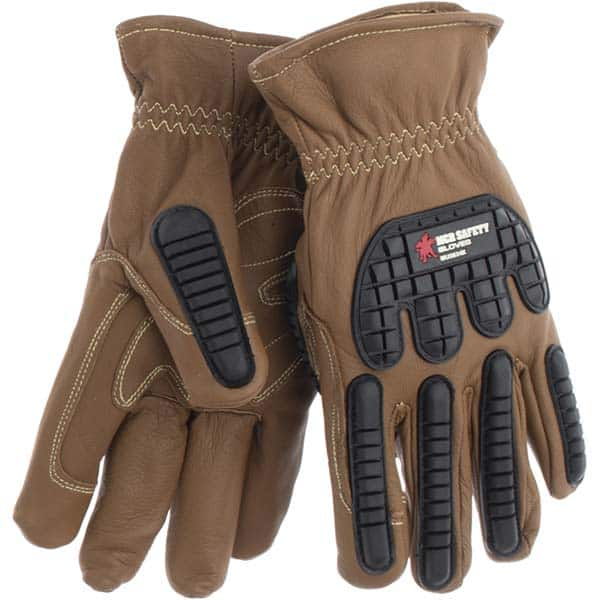 MCR Safety - Arc Flash & Flame Protection Gloves Protection Type: Arc Flash Material Type: Leather or Synthetic Leather - Benchmark Tooling