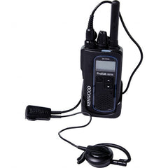 Kenwood - Ear Bud, Push to Talk Microphone Clip Mic with Earphone - Black, Use with Protalk Series Two Way Radios - Benchmark Tooling