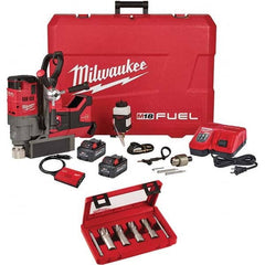 Milwaukee Tool - Portable Drill Presses Drill Type: Magnetic Chuck Size (Inch): 1-1/2 - Benchmark Tooling