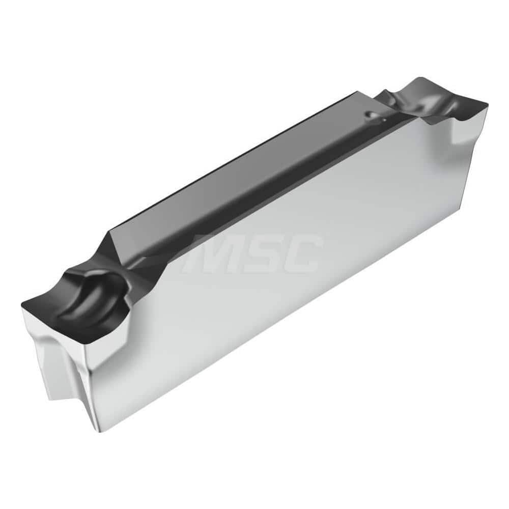 Grooving Insert: DX18CF5 WSM43S, Solid Carbide Al Finish, Right Hand, 0.079″ Cutting Width, Series DX-E-R-CF5