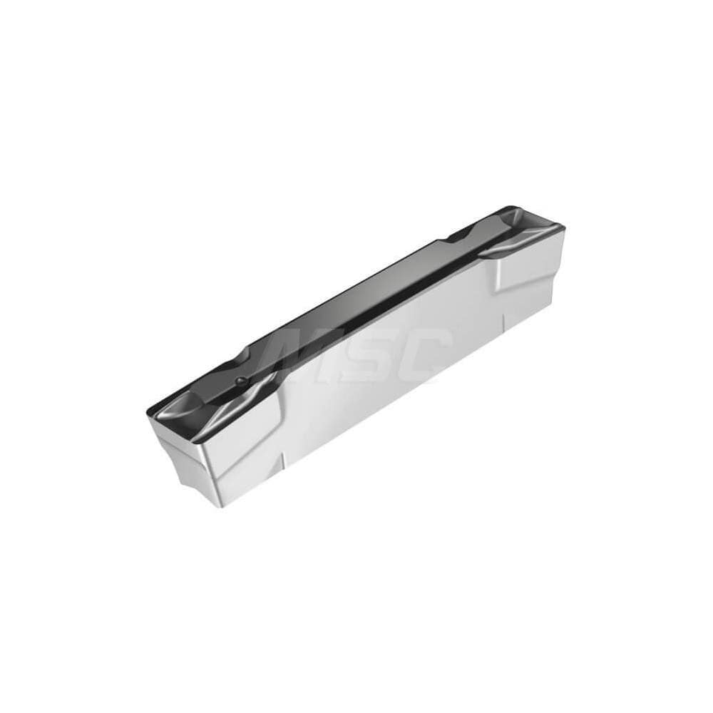 Grooving Insert: GX16UF8 WSM23S, Solid Carbide Al Finish, Neutral, 0.077″ Cutting Width, Series Tiger-tec Silver