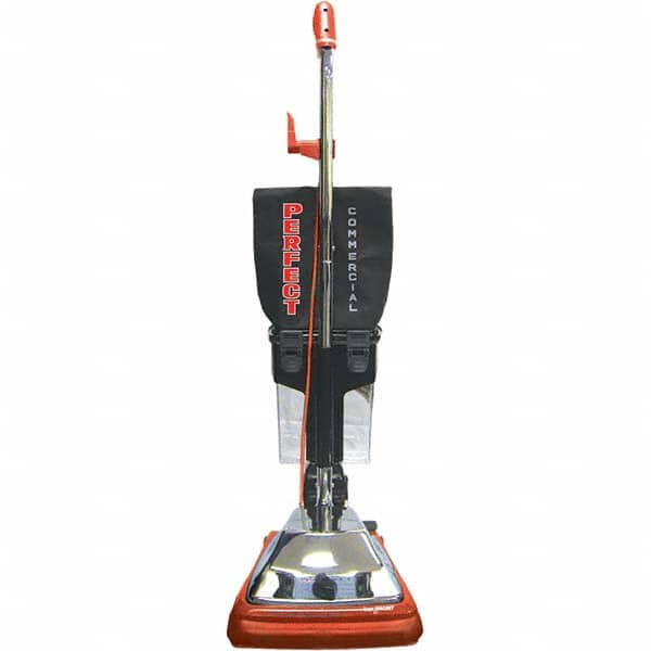 Upright Vacuum Cleaners; Bag Included: Yes; Maximum Amperage: 8.50; Cord Length (Feet): 50.00; Handle Type: Ergonomically Looped; Color: Blue; Carpet Height Adjustment: Yes; Motor Type: Single; Cleaning Width (Decimal Inch): 12