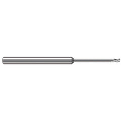 Harvey Tool - Square End Mills; Mill Diameter (Inch): 1/8 ; Mill Diameter (Decimal Inch): 0.1250 ; Length of Cut (Inch): 3/16 ; Length of Cut (Decimal Inch): 0.1870 ; Material: Solid Carbide ; Finish/Coating: Uncoated - Exact Industrial Supply
