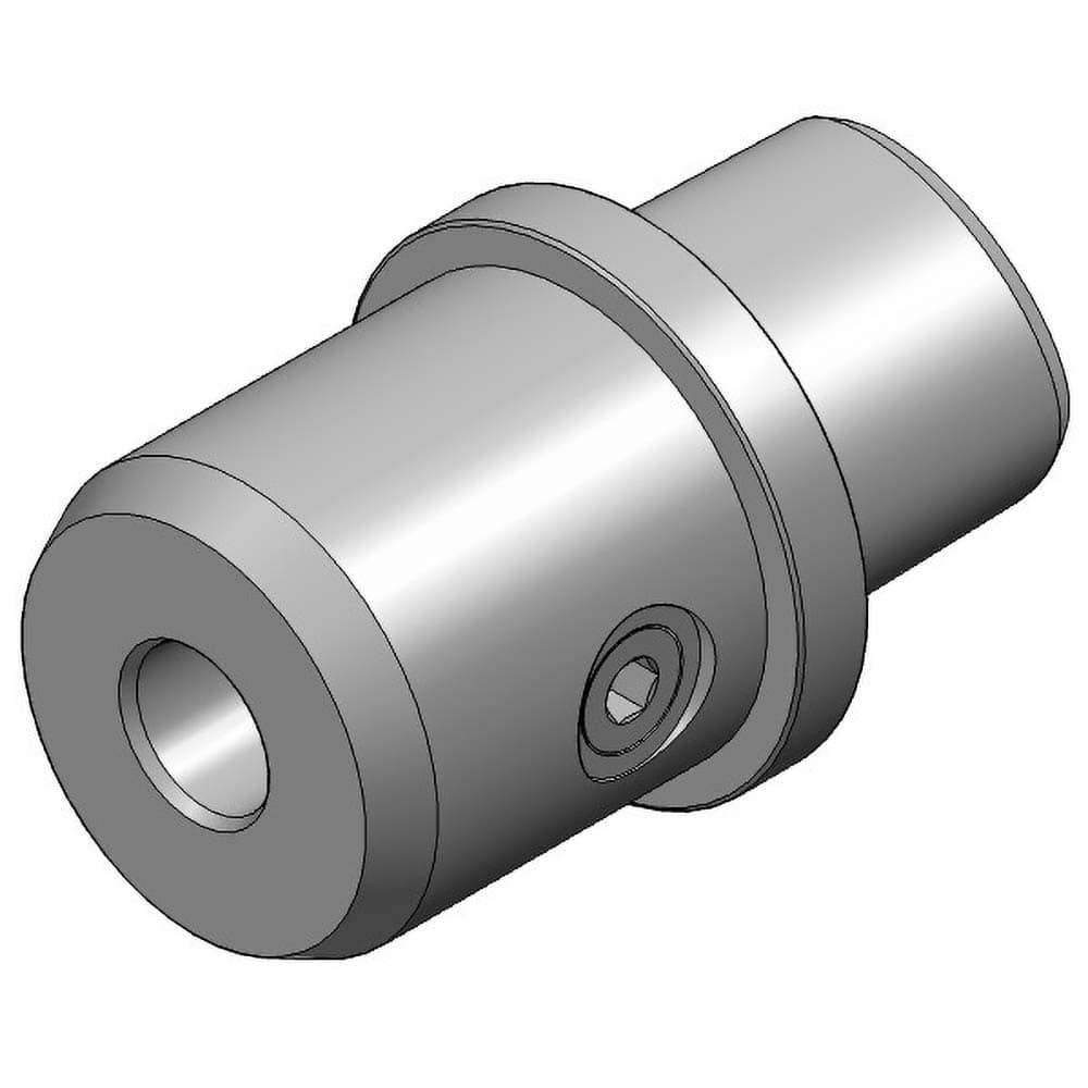 WTO - Modular Tool Holding System Adapters; Modular System Size: 1/4 ; Taper Size: C3 ; Projection (mm): 33 ; Through Coolant: Yes - Exact Industrial Supply