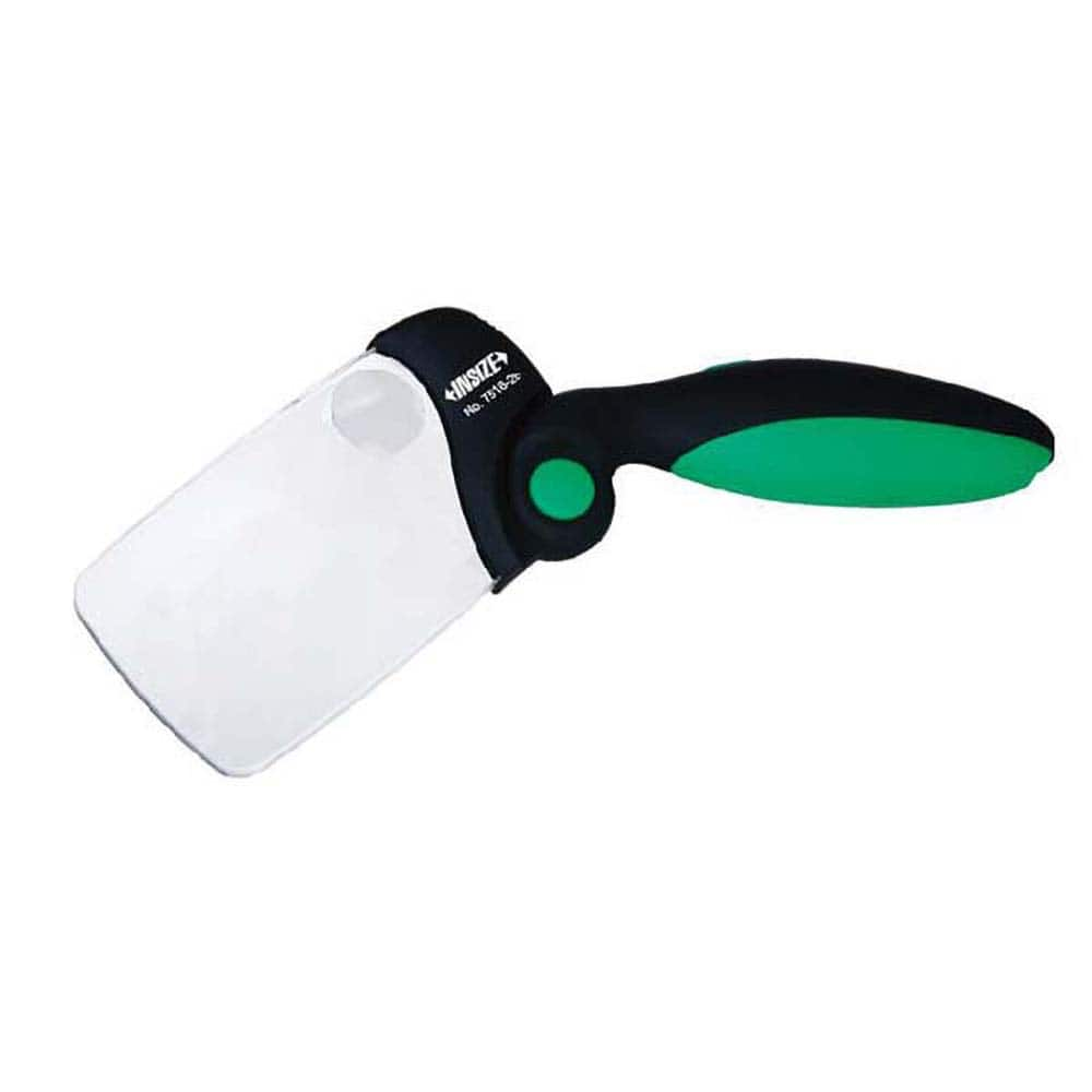 Insize USA LLC - Handheld Magnifiers; Minimum Magnification: 2x ; Maximum Magnification: 6x ; Lens Shape: Rectangular ; Lens Diameter (mm): 20.00 ; Lens Diameter (Decimal Inch): 3/4 ; Lens Diameter (Inch): 3/4 - Exact Industrial Supply