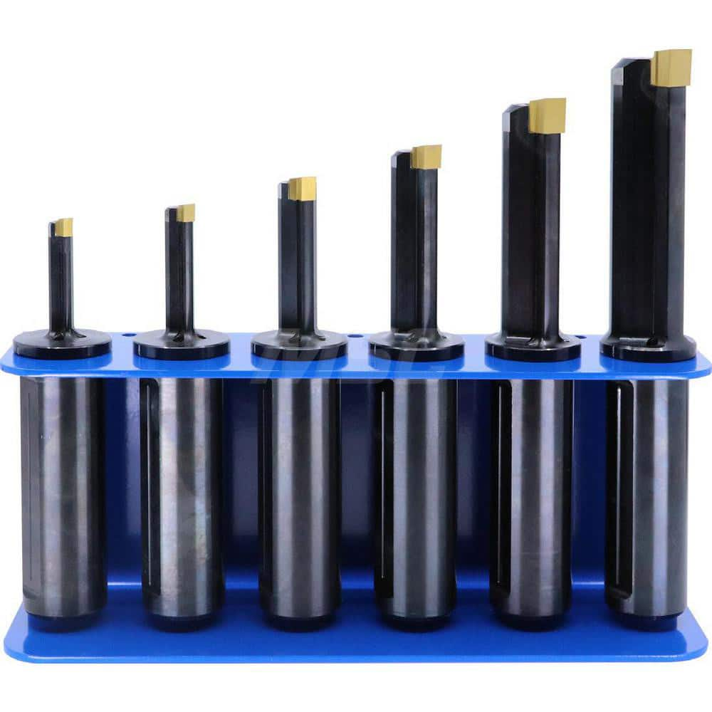 Indexable Broaching Kits; Kit Type: CNC Broaching Kit; For Use With.: CNC Broaching; Number of Pieces: 18; Includes: 7 Standard 25MM Shank Toolholders: 2, 3, 4, 5, 6, 8, 10; Metal Rack; Torx Drivers: T8, T15 & T20; 7 H7 Keyway Inserts: 3/32, 1/8, 5/32, 3/