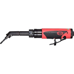 Air Drill: 1/4-28 Threaded Chuck Rubber Grip, 4,700 RPM, 0.4 hp