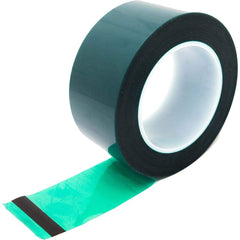 Bertech - Masking & Painters Tape; Tape Type: High Temperature Masking Tape ; Material Type: Polyester Film ; Width (Inch): 9 ; Length (Feet): 216.000 ; Length (yd): 72.00 ; Color: Green - Exact Industrial Supply