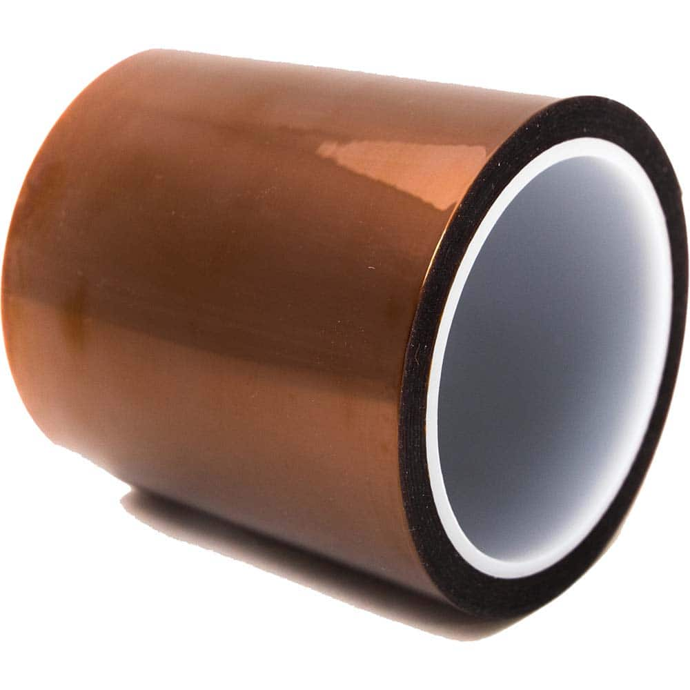 Bertech - Film Tape; Material Type: Polyimide ; Thickness (mil): 2.0000 ; Color: Amber ; Adhesive Material: Silicone ; Width (Inch): 4-1/2 ; Length (Feet): 108.000 - Exact Industrial Supply