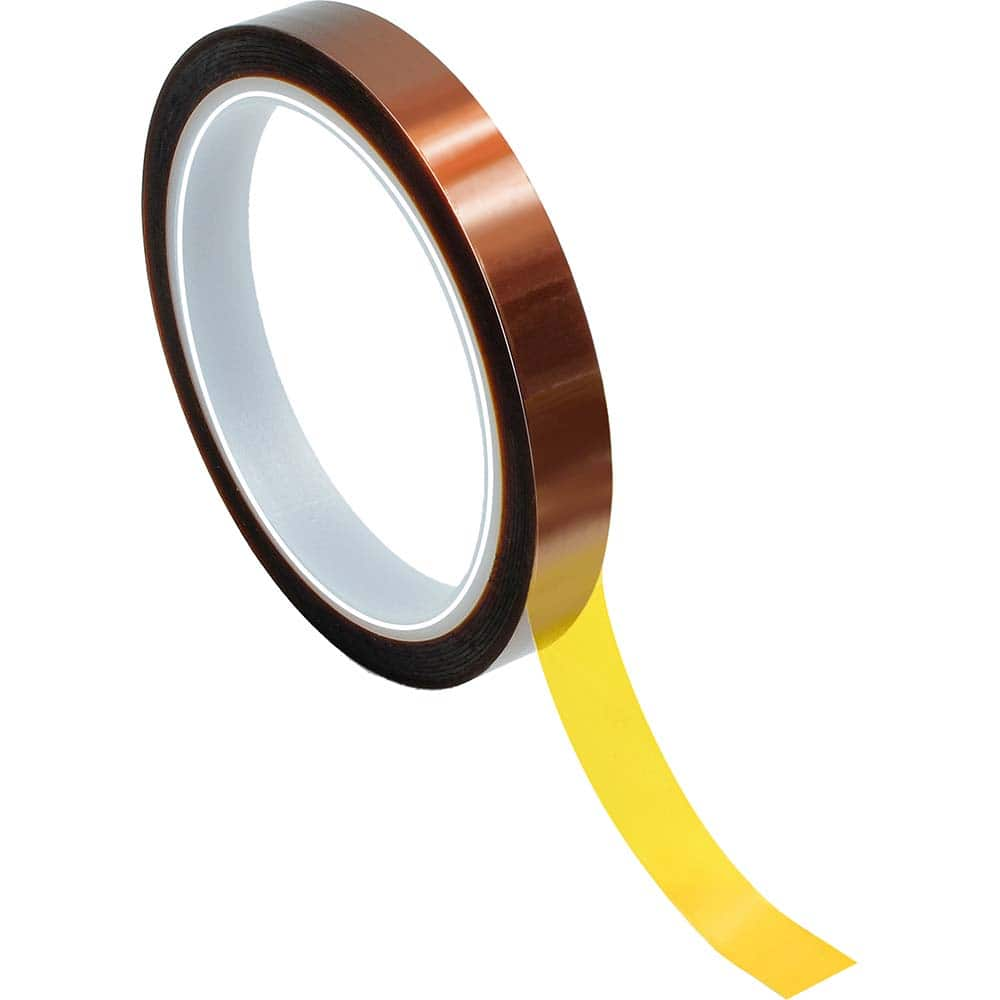 Bertech - Film Tape; Material Type: Polyimide ; Thickness (mil): 2.5000 ; Color: Amber ; Adhesive Material: Silicone ; Width (Inch): 7/16 ; Length (Feet): 108.000