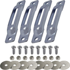 Snap-Loc - Anchors, Grips & Straps; Type: E-Track Anchor w/Allen Screws ; Temporary or Permanent: Temporary ; Sling Connection Type: None ; Material: Steel ; Capacity (Lb.): 3000 ; Anchor Length (Inch): 6 - Exact Industrial Supply