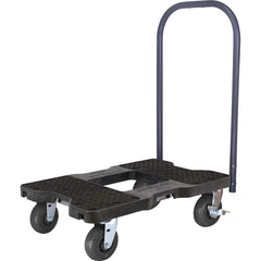 Snap-Loc - Bar, Panel & Platform Trucks; Type: Push Cart ; Load Capacity (Lb.): 1600.000 ; Length: 35 (Inch); Platform Length (Inch): 32 ; Width (Inch): 20-1/2 ; Platform Height (Inch): 9 - Exact Industrial Supply