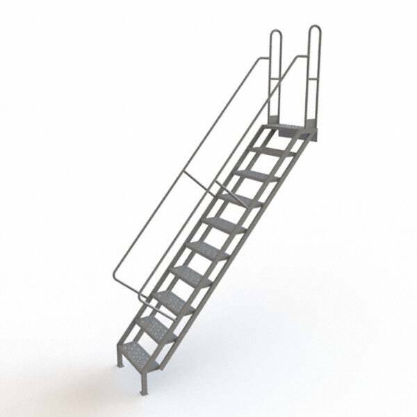 TRI-ARC - Rolling & Wall Mounted Ladders & Platforms Type: Stairway Slope Ladder Style: Stair Unit - Benchmark Tooling