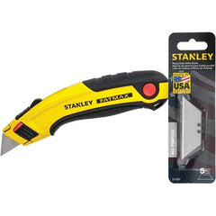 Stanley - Utility Knives, Snap Blades & Box Cutters Type: Retractable Utility Knife Blade Type: Retractable - Benchmark Tooling