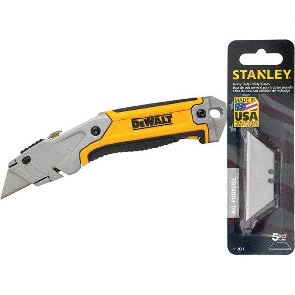 Stanley - Utility Knives, Snap Blades & Box Cutters Type: Retractable Utility Knife Blade Type: Retractable - Benchmark Tooling