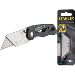 Stanley - Utility Knives, Snap Blades & Box Cutters Type: Folding Utility Knife Blade Type: Fixed - Benchmark Tooling