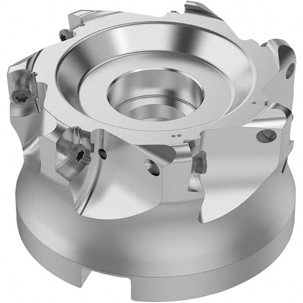 Seco - Indexable High-Feed Face Mills Cutting Diameter (mm): 84.00 Maximum Depth of Cut (mm): 1.80 - Benchmark Tooling