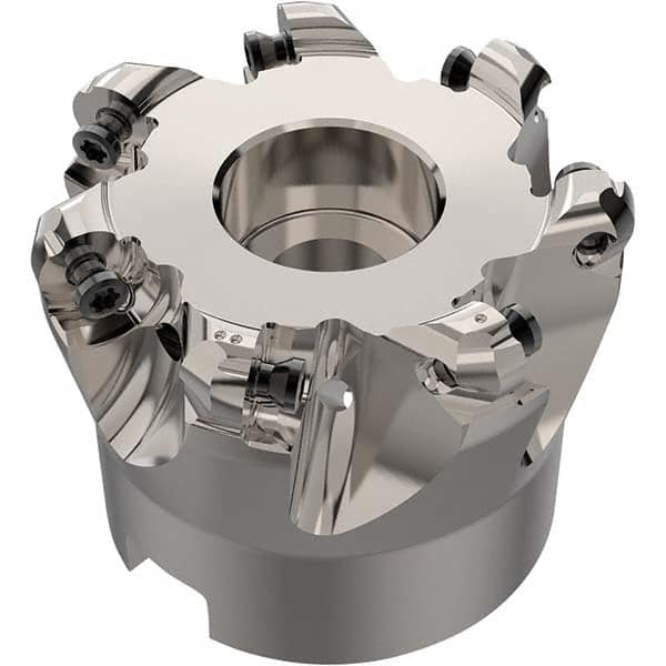 Seco - Indexable Copy Face Mills Cutting Diameter (mm): 42.10 Cutting Diameter (Decimal Inch): 1.6575 - Benchmark Tooling