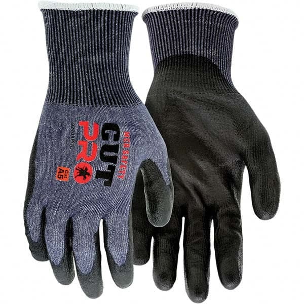 MCR Safety - Size S, ANSI Cut Lvl A5, Polyurethane Coated Cut Resistant Gloves - Benchmark Tooling