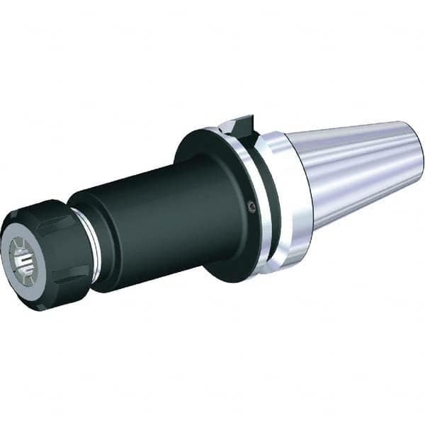 Collet Chuck: 16 to 1 mm Capacity, ER Collet, Taper Shank 100 mm Projection, Balanced to 20,000 RPM, Through Coolant