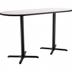 National Public Seating - Stationary Tables Type: Breakroom Material: HPL Particleboard Core w/T-Mold; Steel - Benchmark Tooling